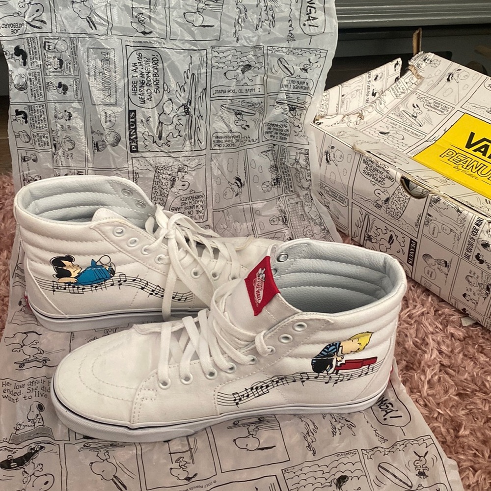 VANS PEANUTS HIGH TOPS